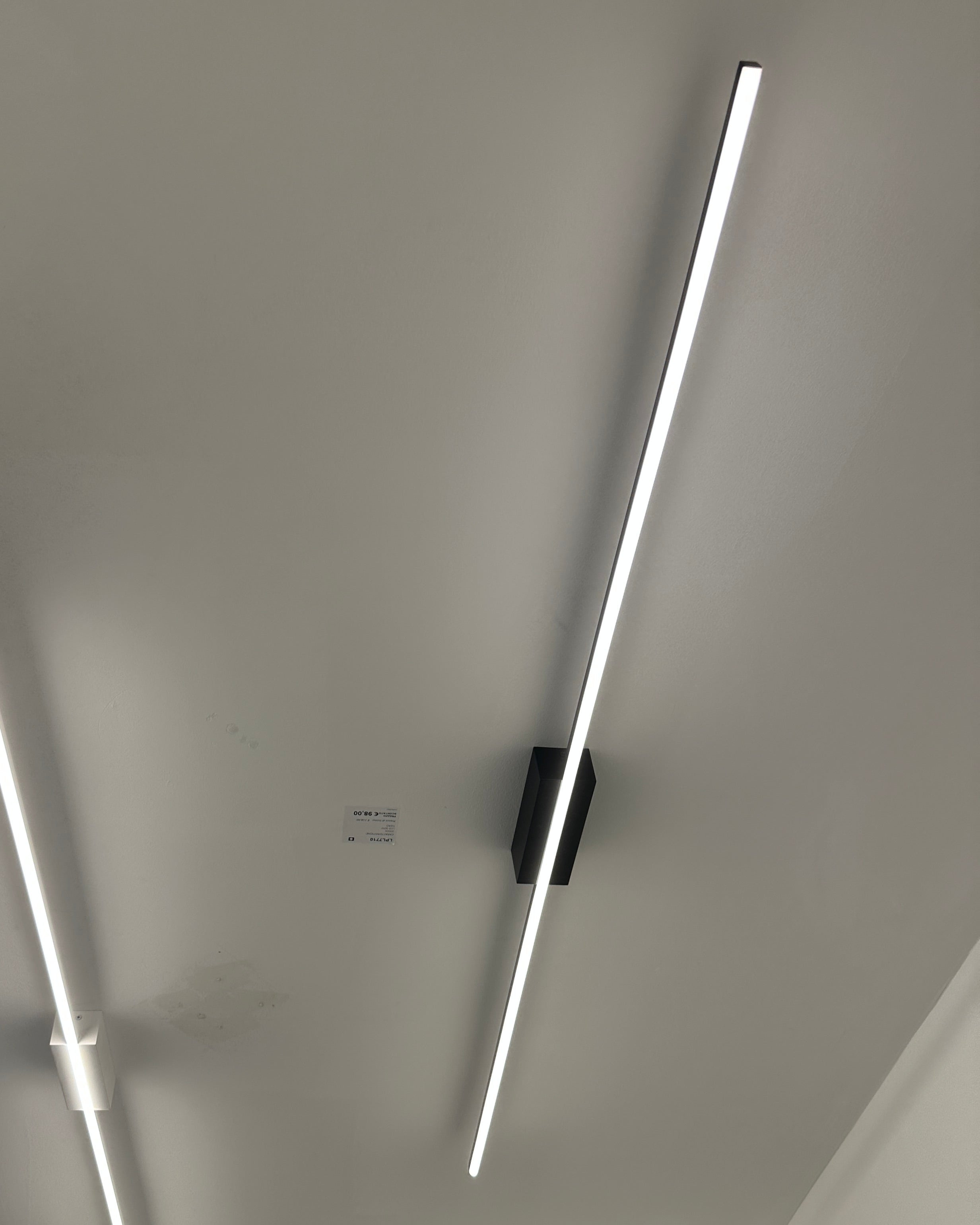 Plafoniera Linea 150 - Nero