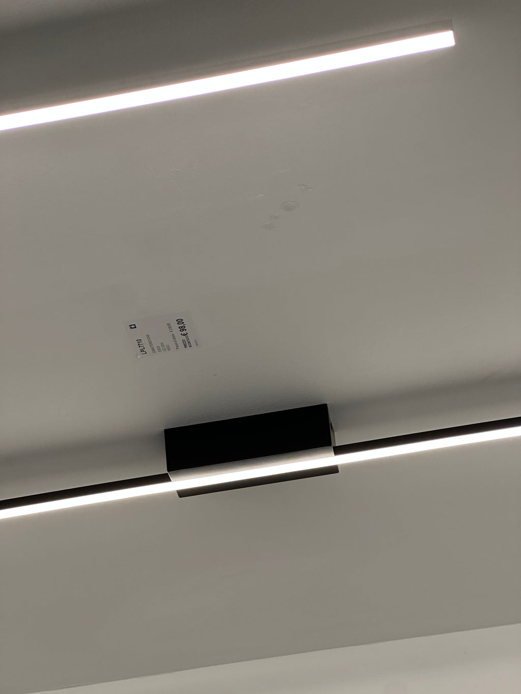 Plafoniera Linea 150 - Nero